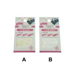 Nail Seal Metal Studs Cross 3mm